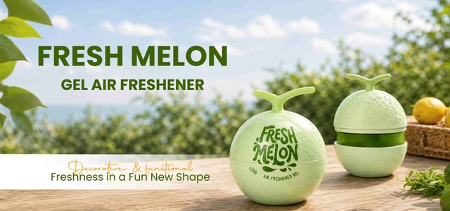 Melon-Shaped Gel Air Freshener Melon-Shaped Gel Air Freshener